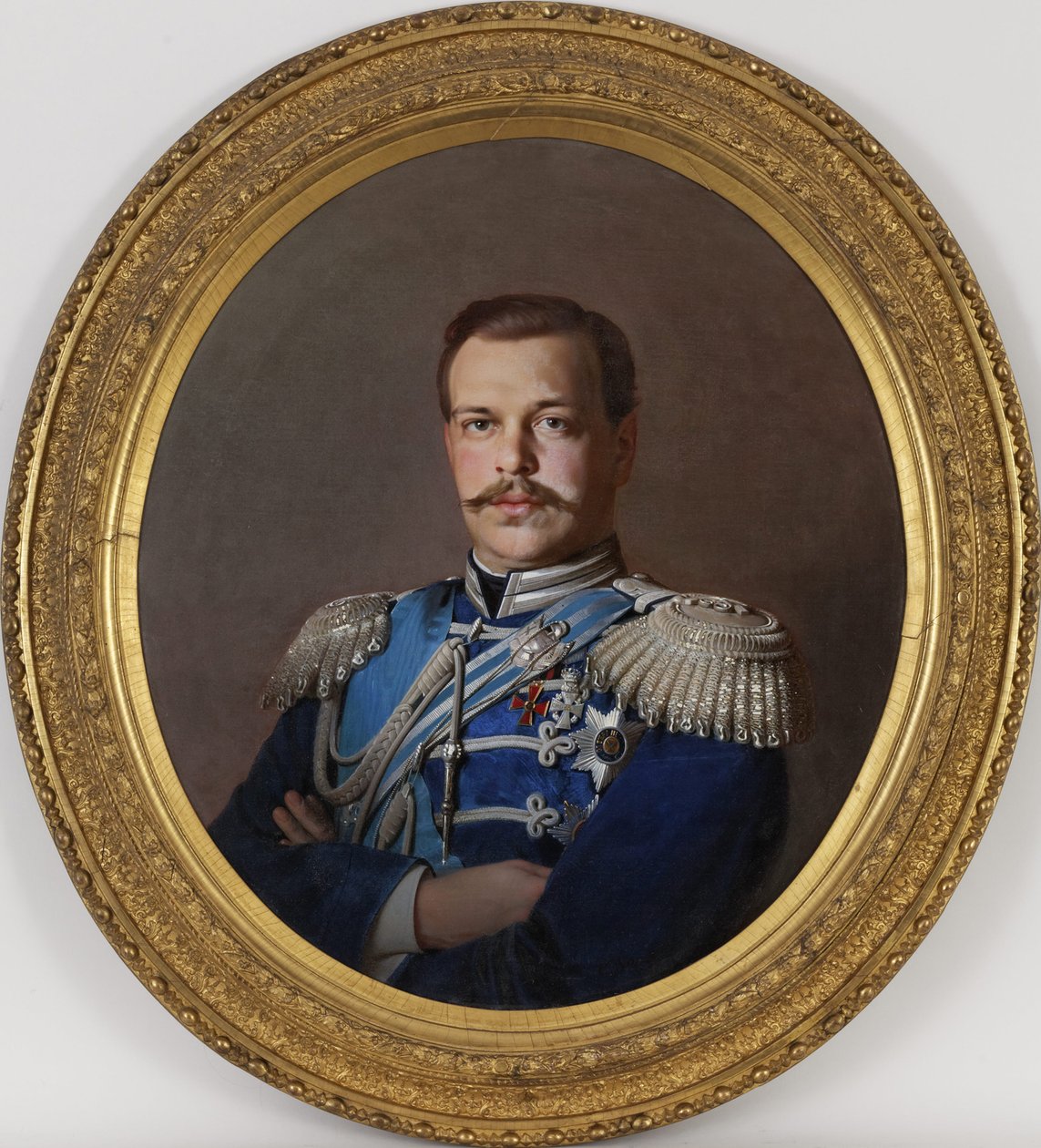 Portræt af kejser Alexander III 1845-1894, ca 1865 af Sergey Konstantinovich Zaryanko