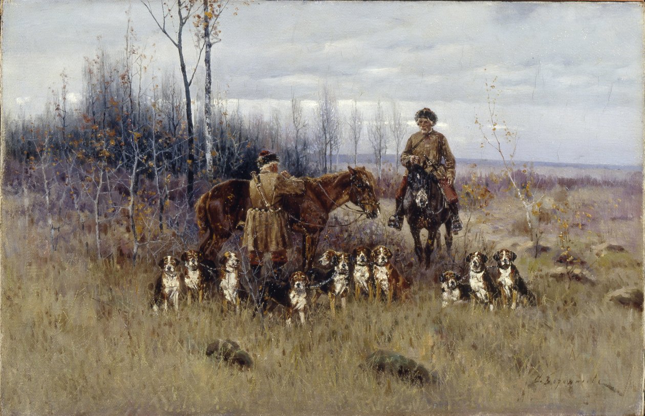 Rævejagt af Sergey Semyonovich Voroshilov
