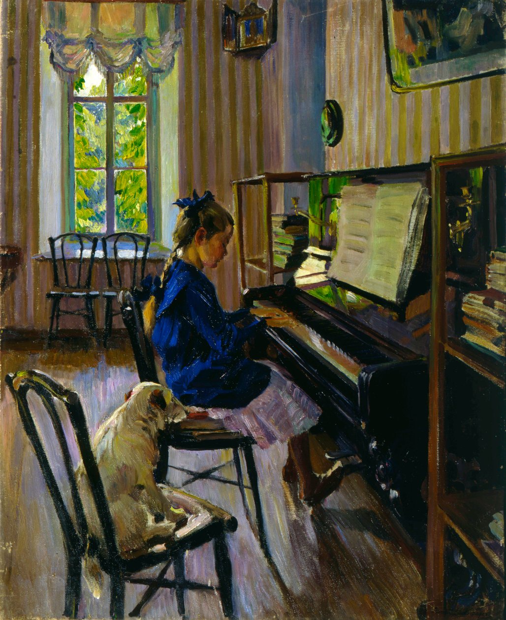 Ved klaveret, 1914. af Sergey Vinogradov