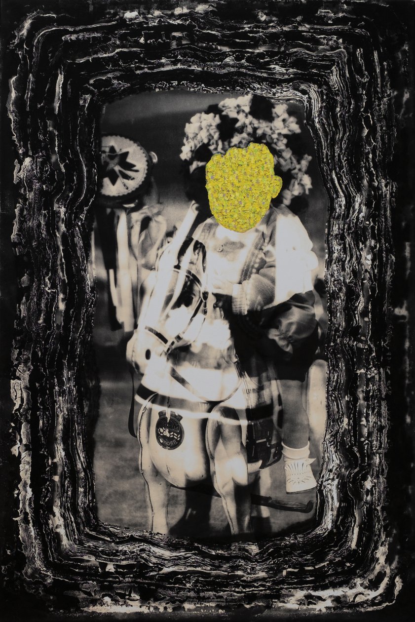 horserider, 2019 (blandede medier) af Sergis Adamos