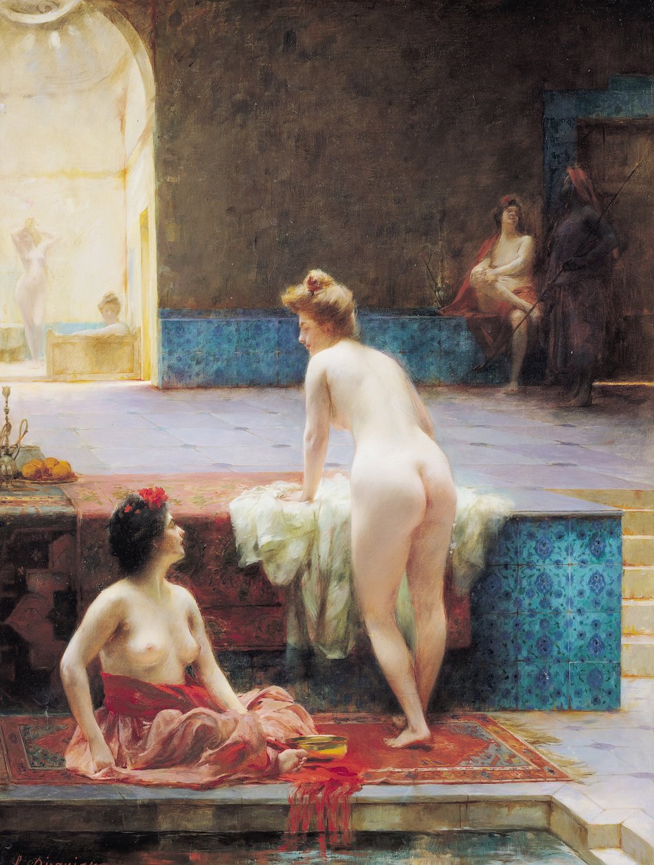 Det tyrkiske bad, 1896 af Serkis Diranian