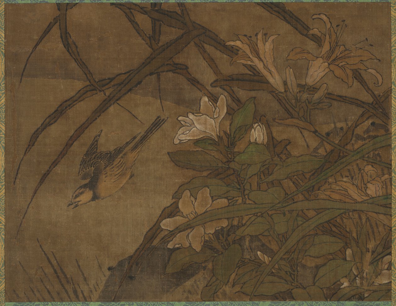 Fugle og blomster, midten af 1400-tallet-begyndelsen af 1500-tallet. af Sesshû Tôyô