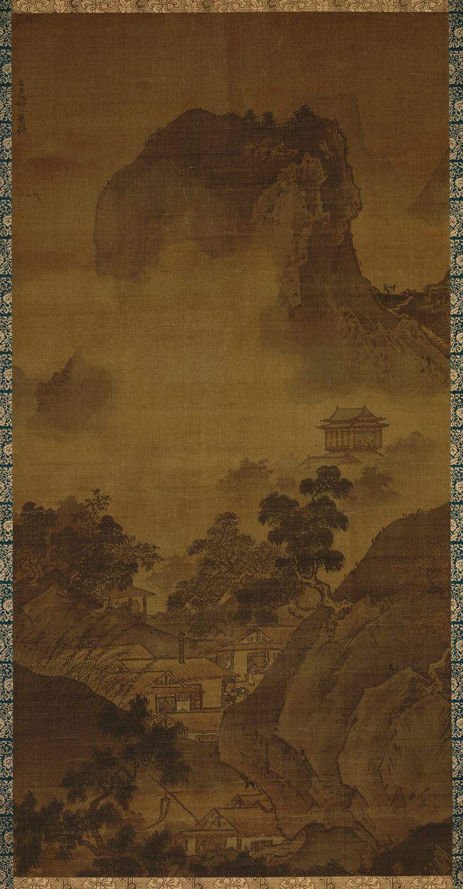 Landskab af fire årstider- efterår af Toyo Sesshu