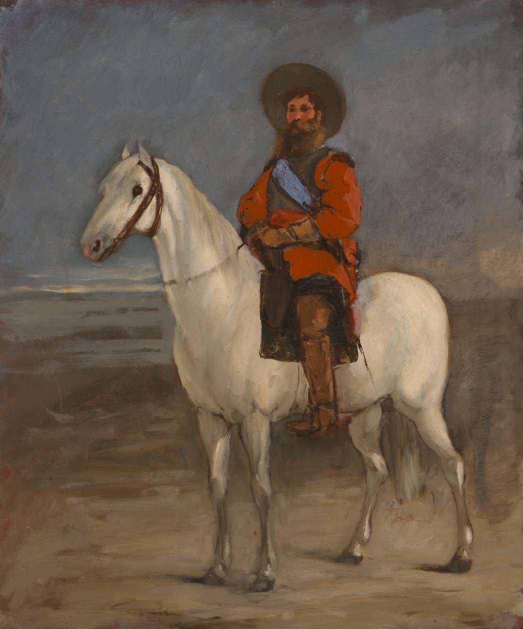 Garibaldis soldat på hesteryg af Severin Falkman