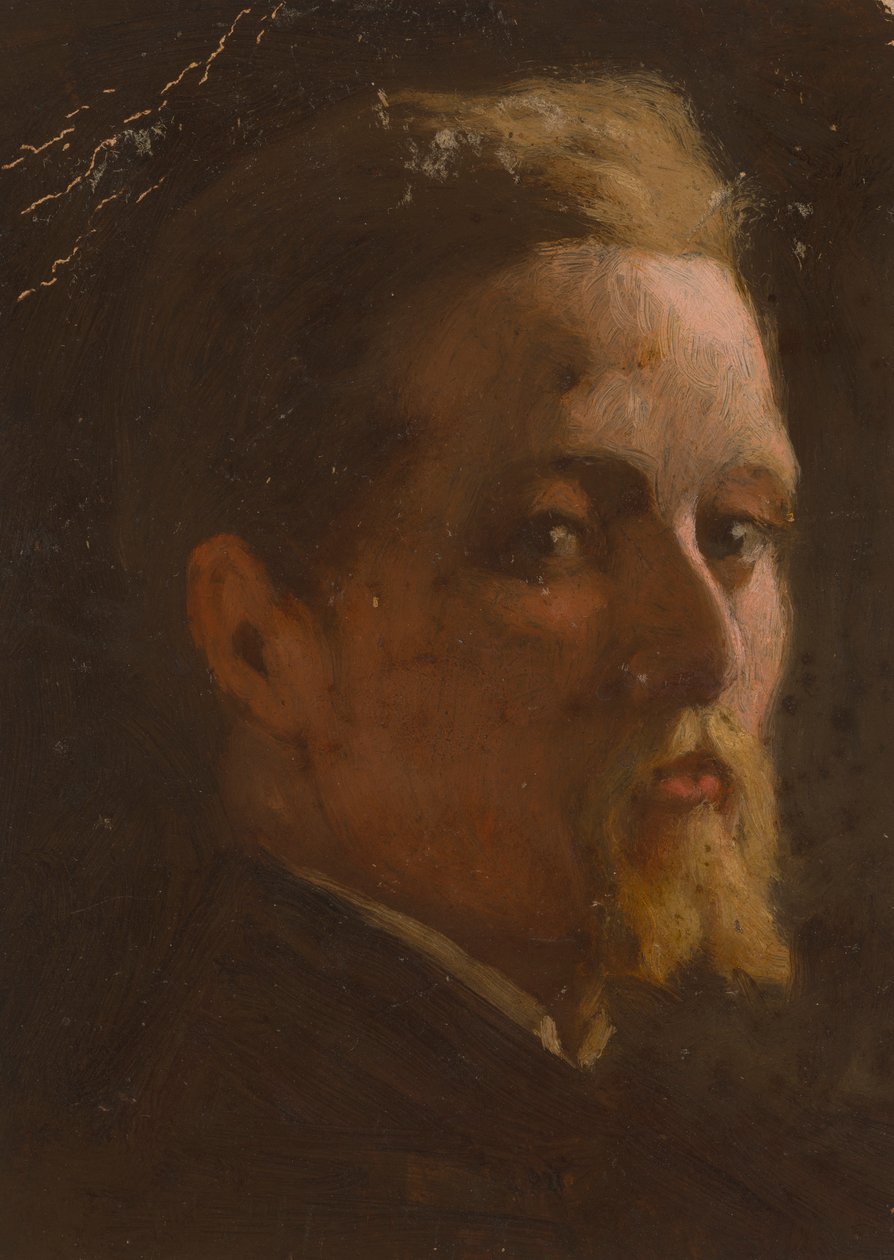 Portræt af en mand af Severin Falkman