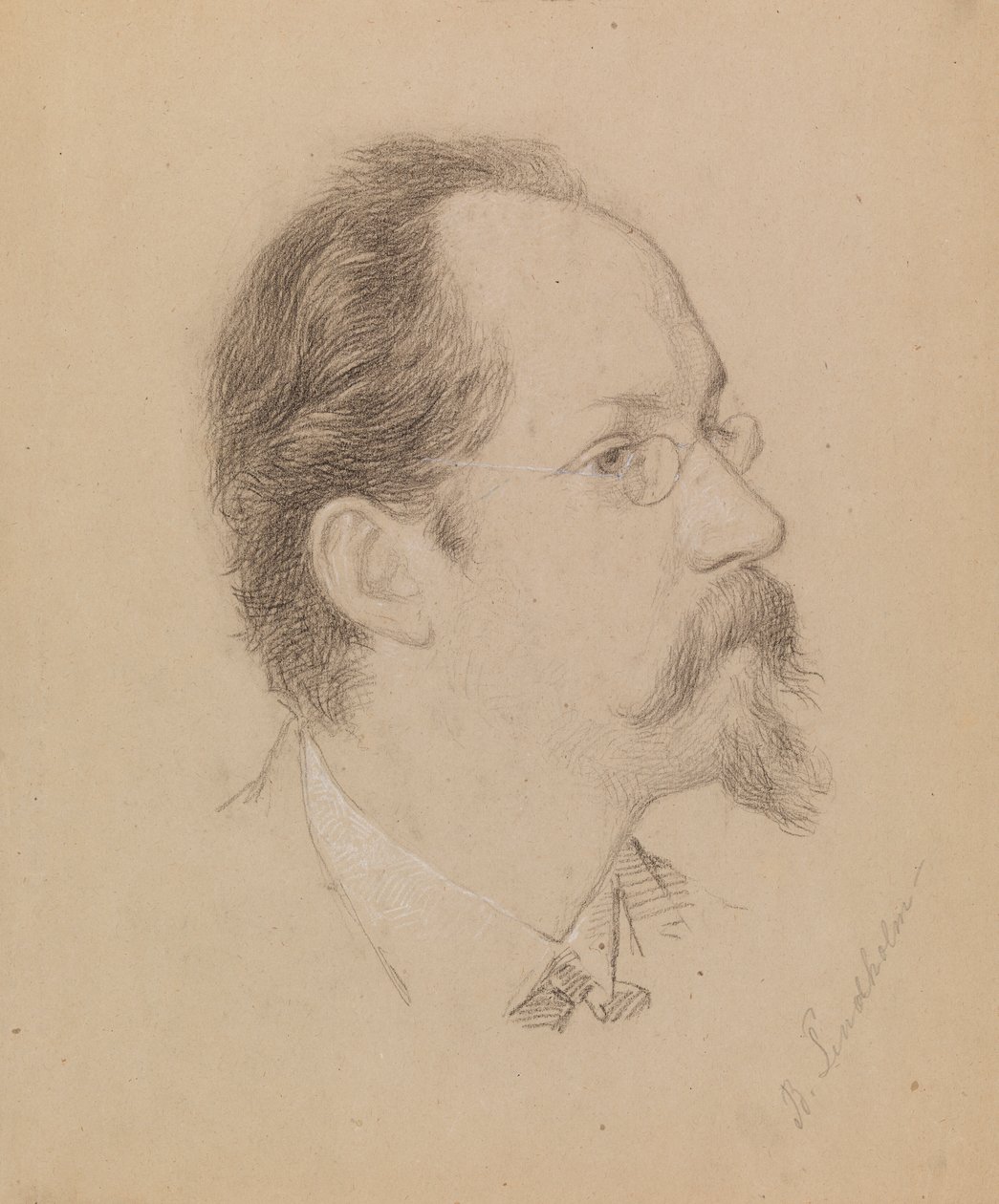 Kunstner Berndt Lindholm af Severin Falkman
