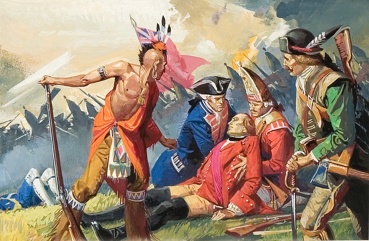 General Wolfes død af Severino Baraldi