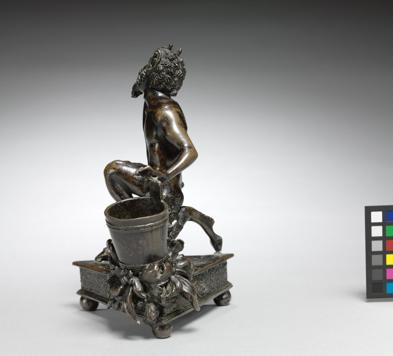 Knælende Satyr, ca. 1520 (bronze) af Severo da Ravenna
