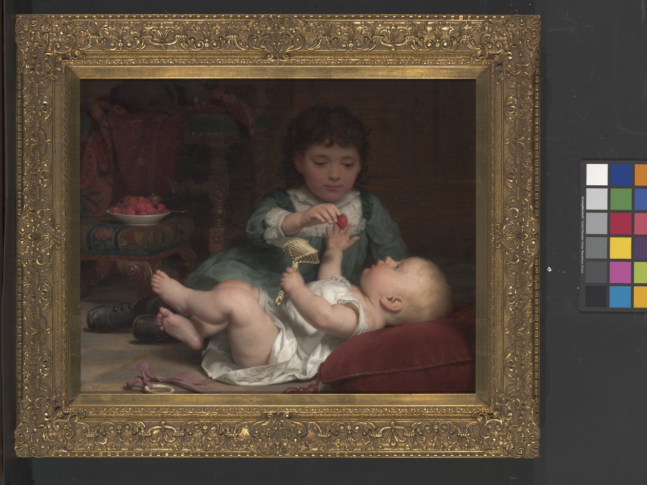 Temptation (olie på lærred) af Seymour Joseph Guy