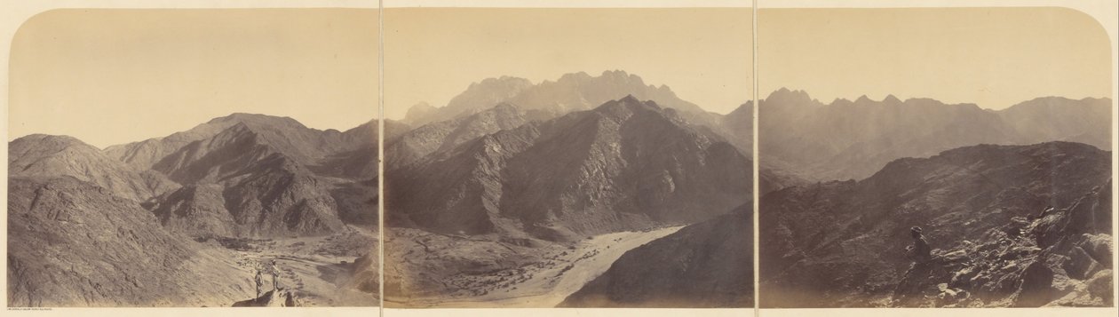 Jebel Serbal fra Jebel Tahuneh af Sgt. James M. McDonald