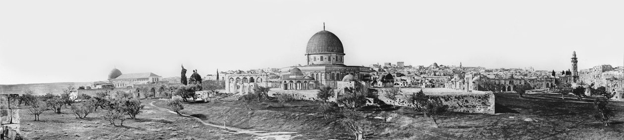 Panorama af Jerusalem, 1865 af Sgt. James M. McDonald