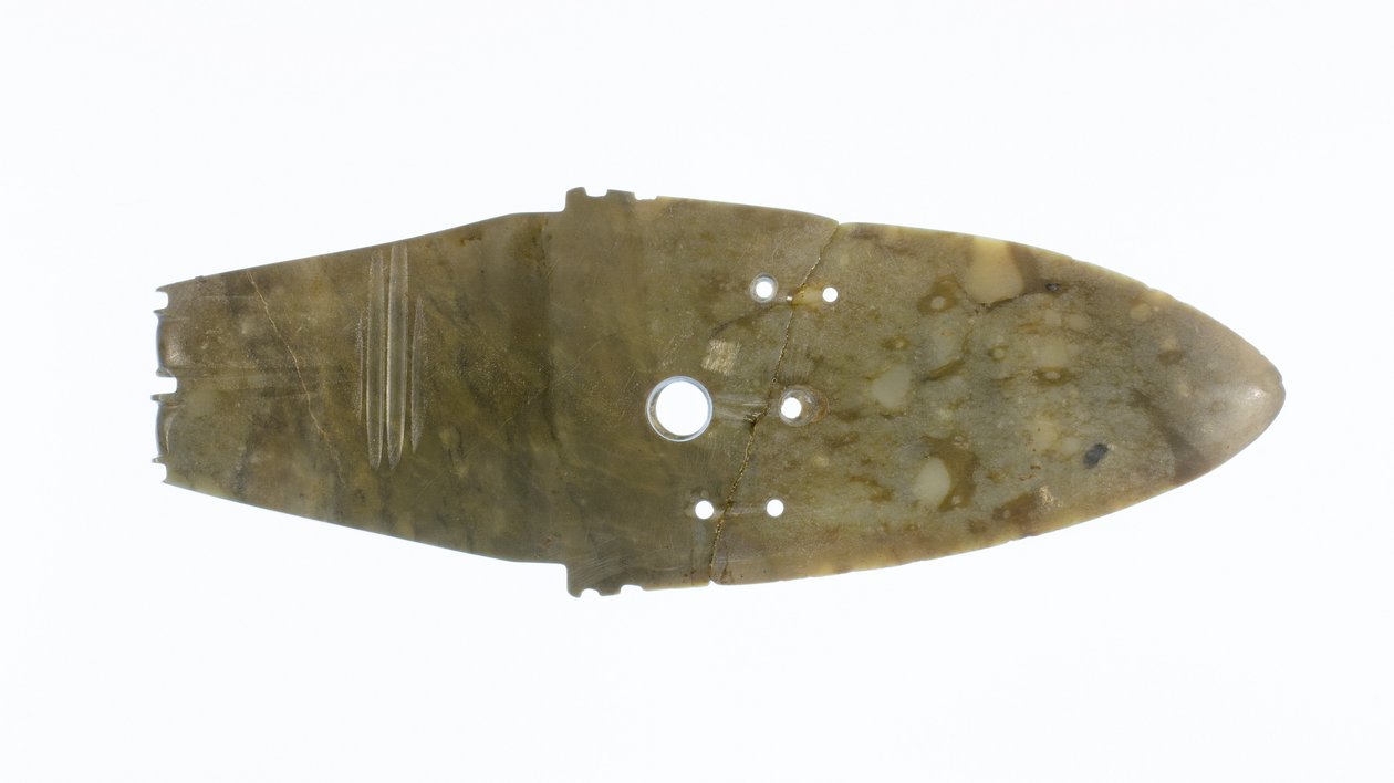 Dolk-Klinge af Shang Dynasty Chinese School
