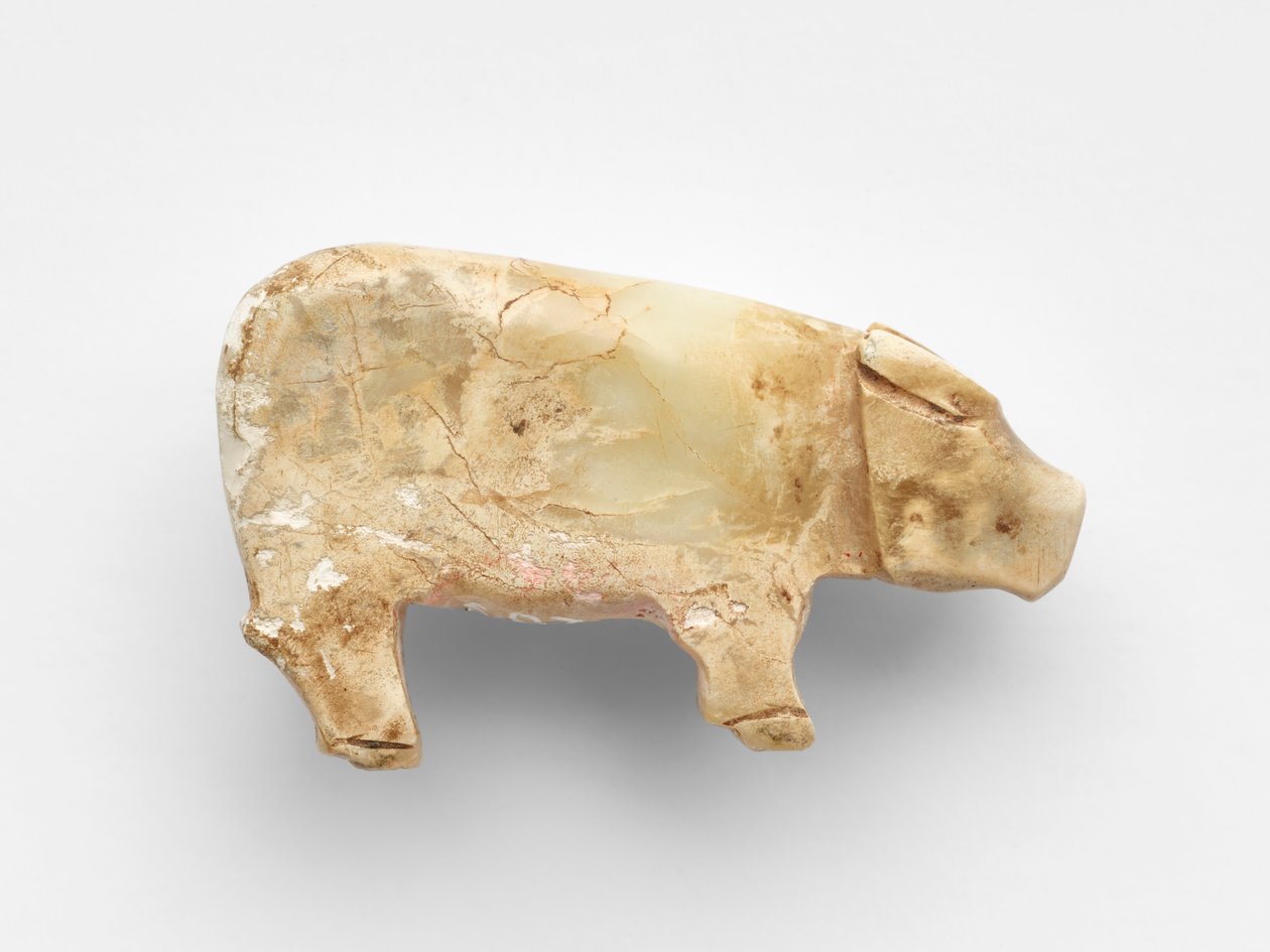 Vedhæng i form af en vandbøffel, ca.1100-1000 f.Kr af Shang Dynasty Chinese School