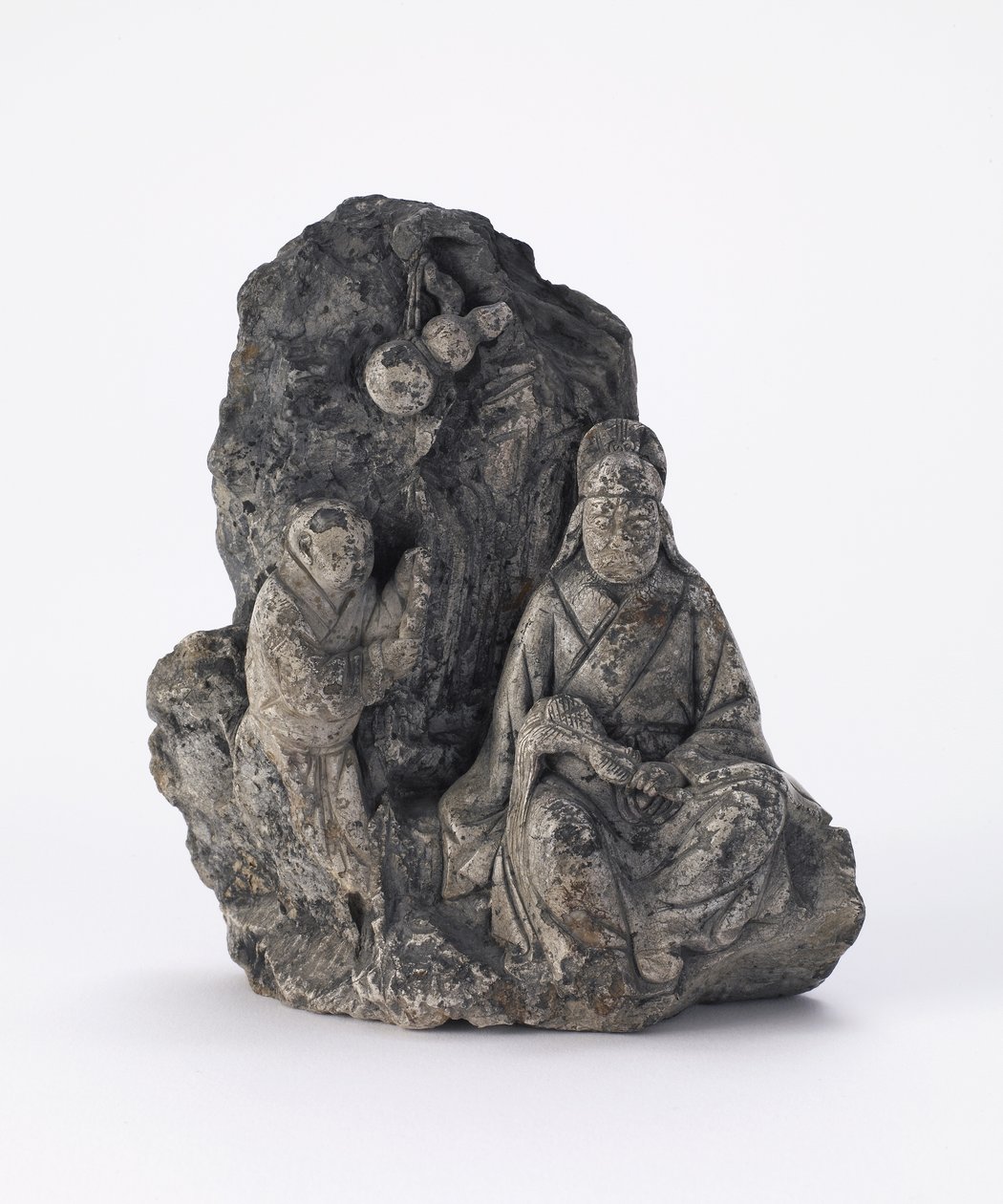Lille og tynd adze (pen) 12.-11. århundrede f.Kr. (jade) af Shang Dynasty Chinese School
