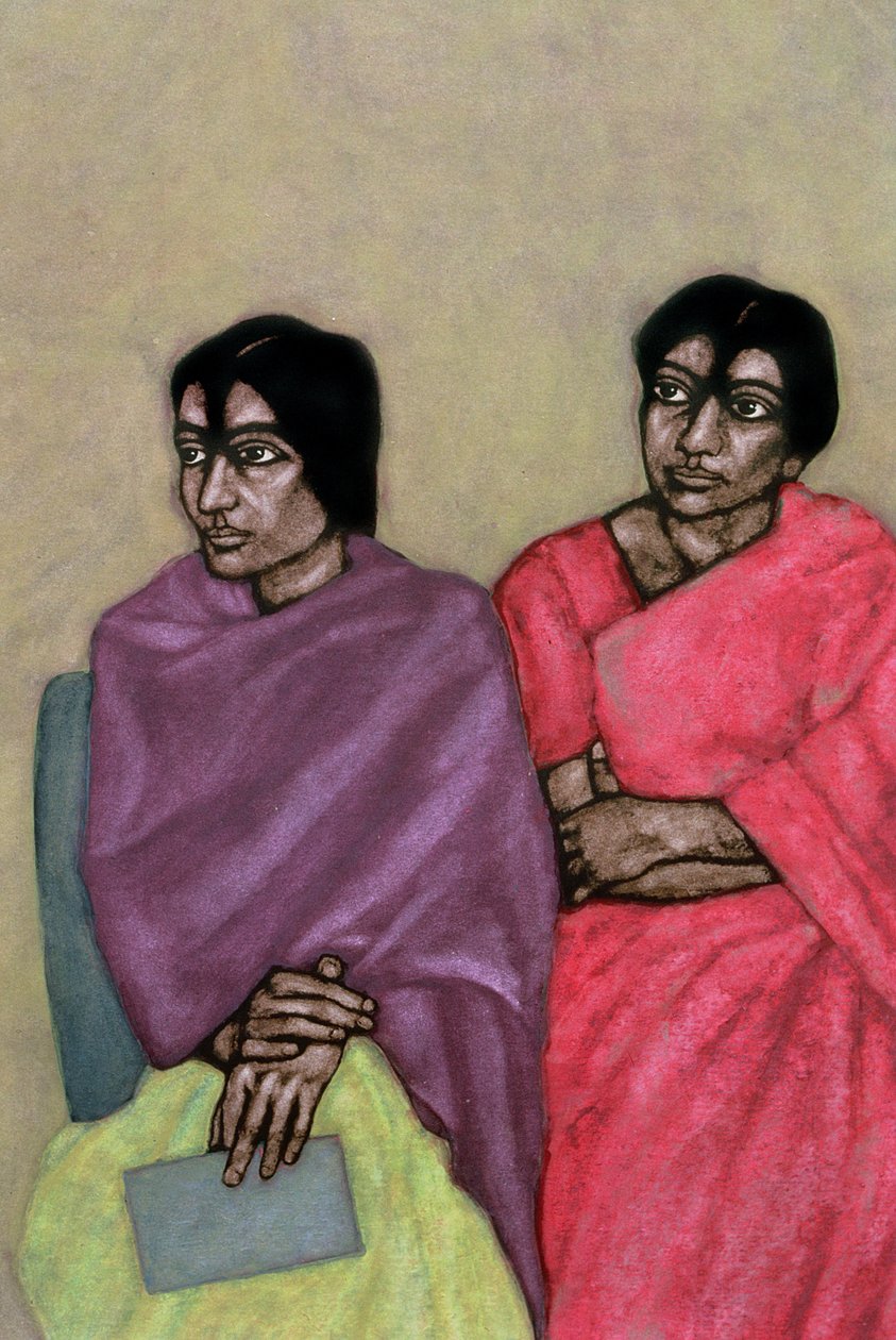 Childrens Play, 1987 (wc på papir) (detaljer) af Shanti Panchal