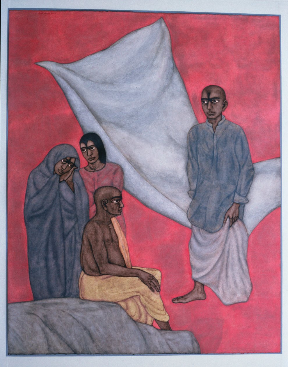 Resurrection - the Real and The Unreal, 1996 (wc på papir) af Shanti Panchal