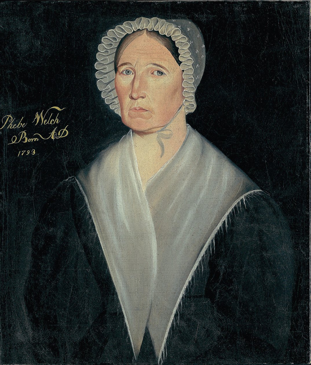 Portræt af Mrs. William W. Welch, ca. 1837 (olie på lærred) af Sheldon Peck