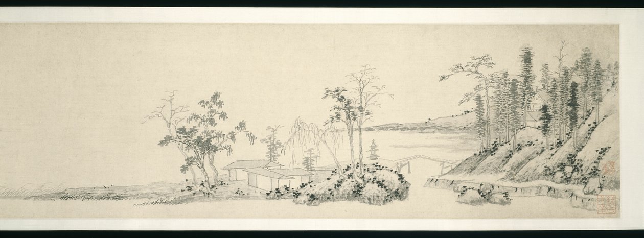 Tilbage til Stone Lake af Shen Zhou