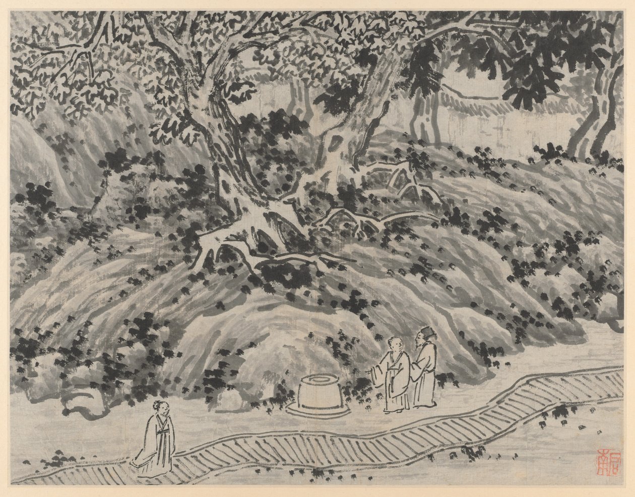 Tolv udsigter over Tiger Hill, Suzhou: Fool