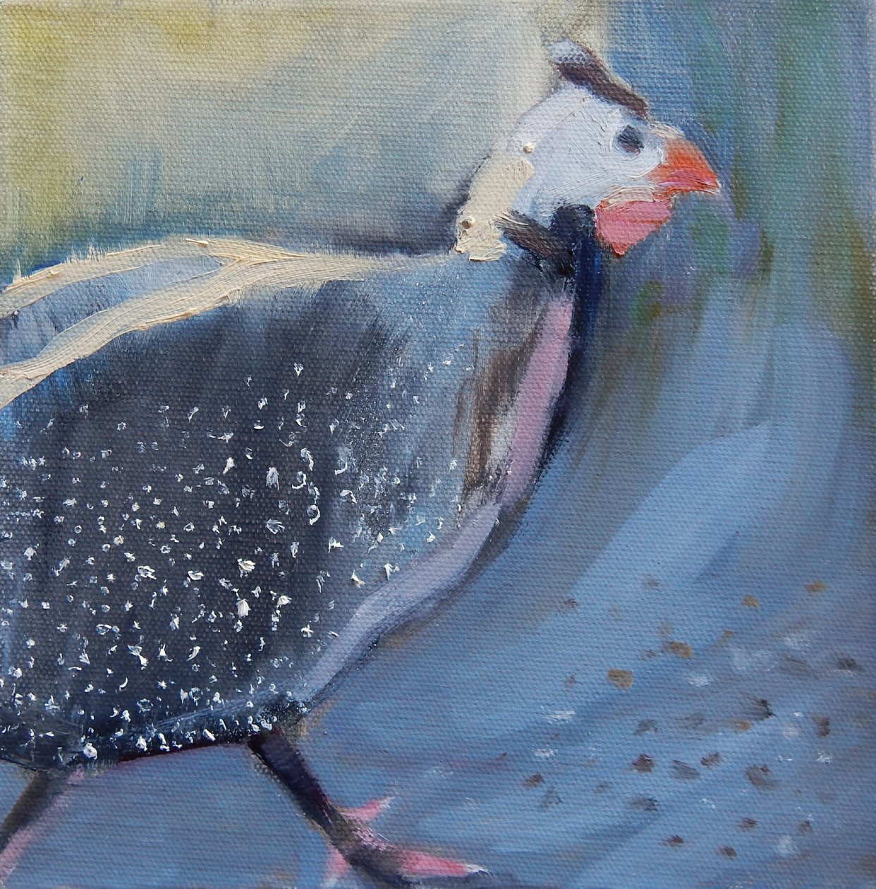 Guinea Fowl Four, 2014 af Sheri Gee