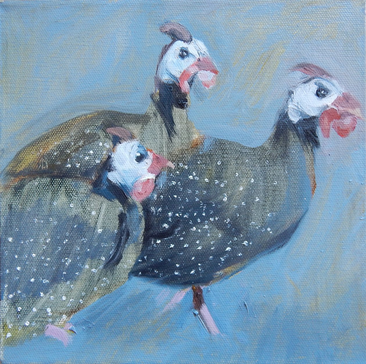 Guinea Fowl One, 2014 af Sheri Gee