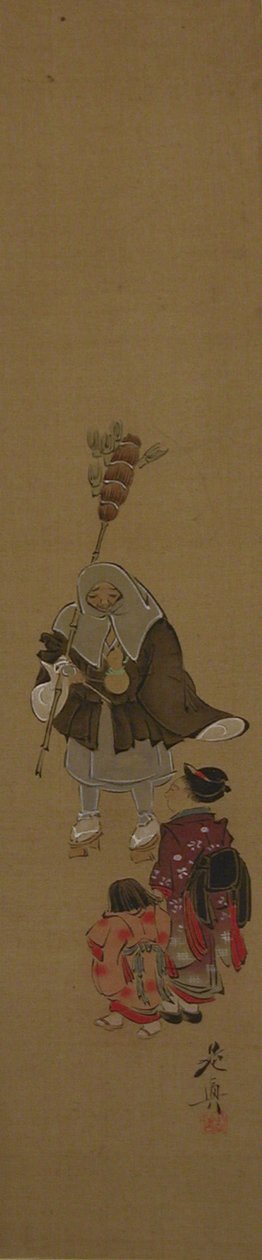 Gruppe, 1800-tallet., 1800-tallet. af Shibata Zeshin