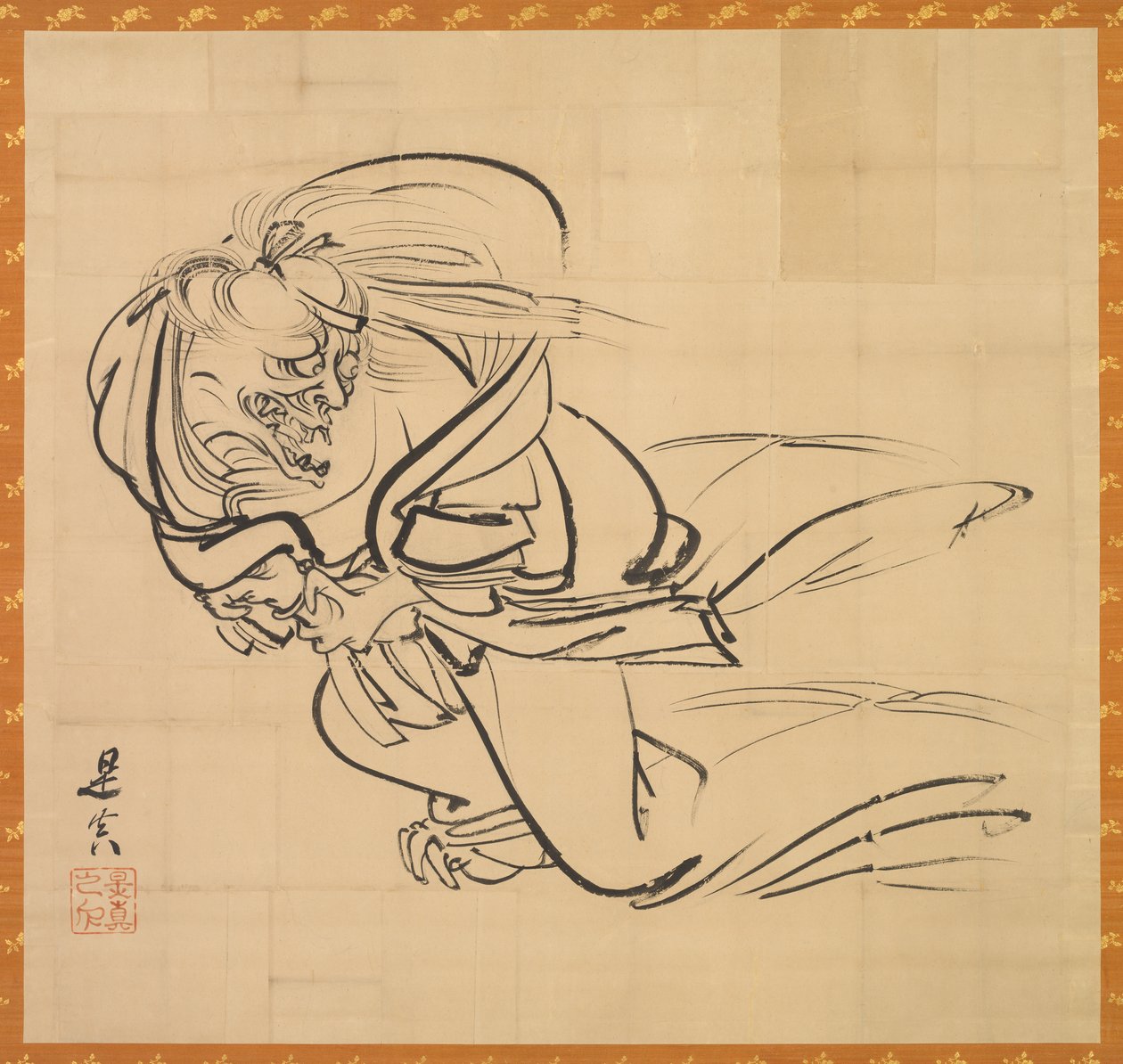 Ibaraki, ca. 1840. af Shibata Zeshin