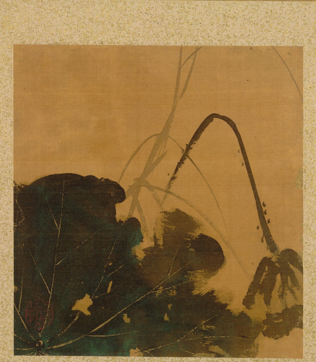 Lotus fra Album of Paintings af den ærværdige Zeshin af Shibata Zeshin