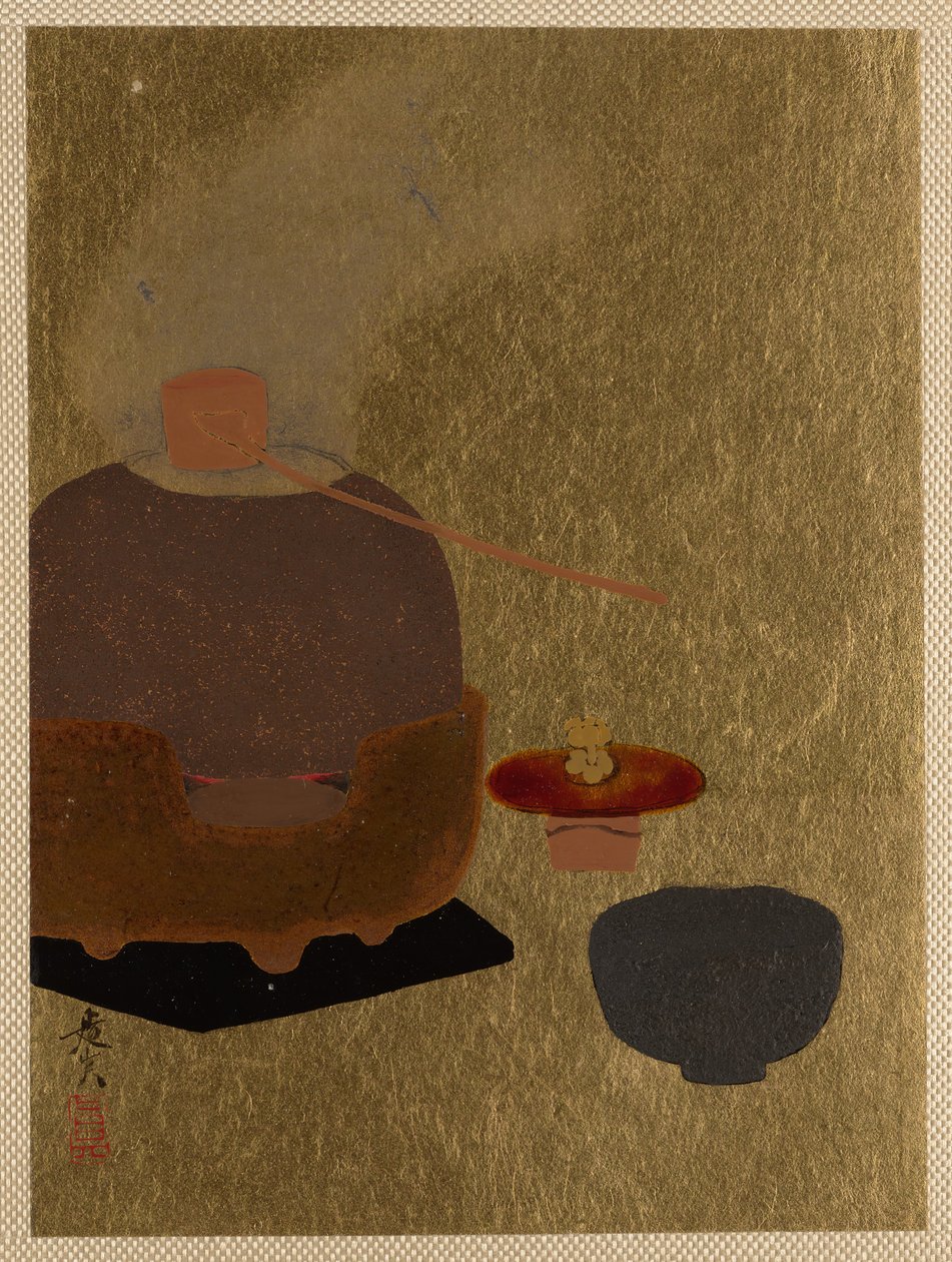 Apparat til teceremoni. af Shibata Zeshin