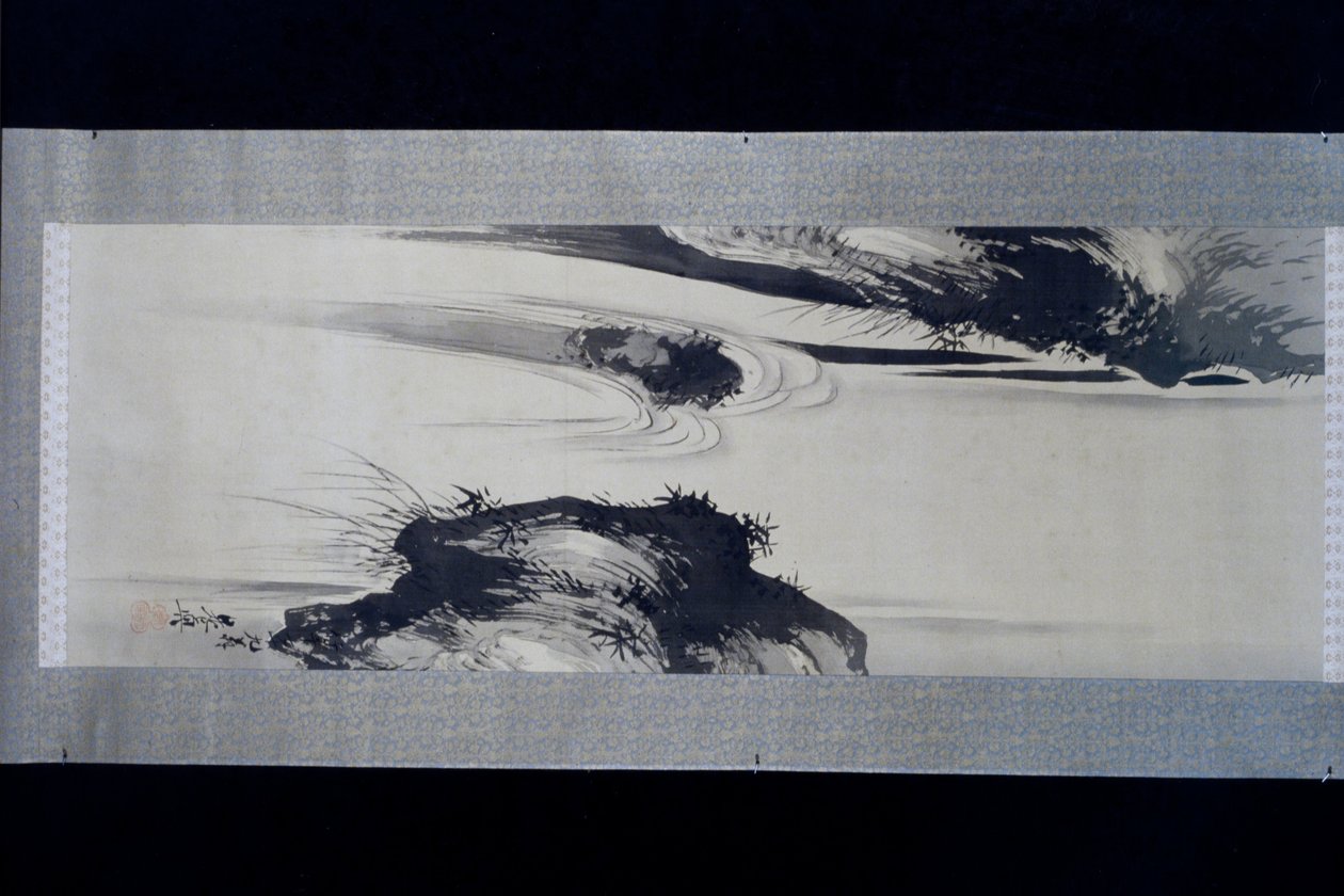 Vandfald af Shibata Zeshin