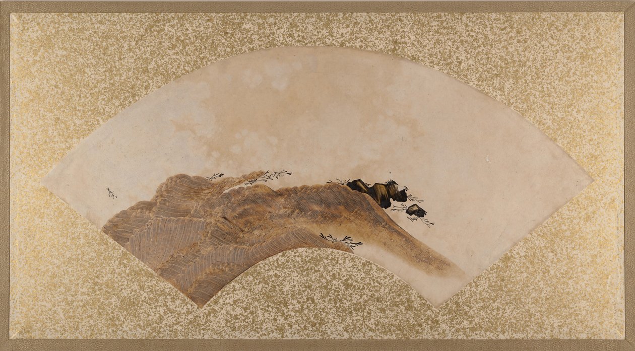 Waves and Rocks, slutningen af det 19. århundrede. af Shibata Zeshin