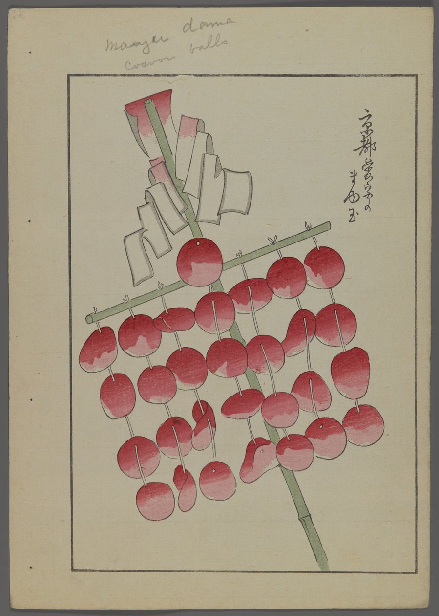 Japansk legetøj, fra Unai no tomo (A Childs Friends) af Shimizu Seifu, 1891-1923. Klokker. af Shimizu Seifu
