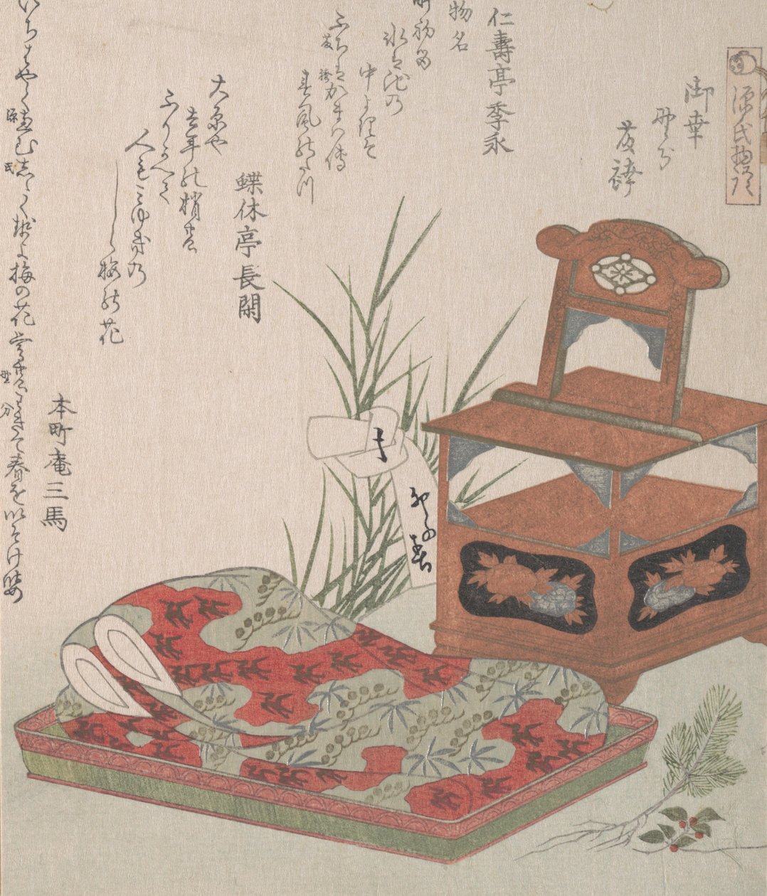 Skab til toilet og sengetøj, 1800-tallet., 1800-tallet. af Shinsai