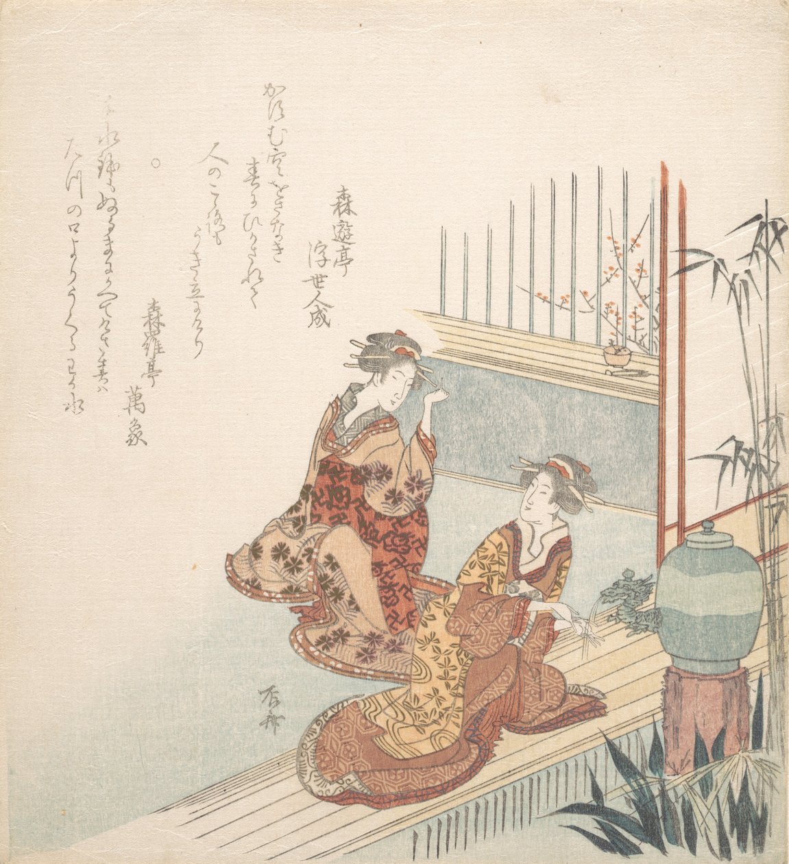 Tidligt forår, 1750-1835., 1750-1835. af Shinsai