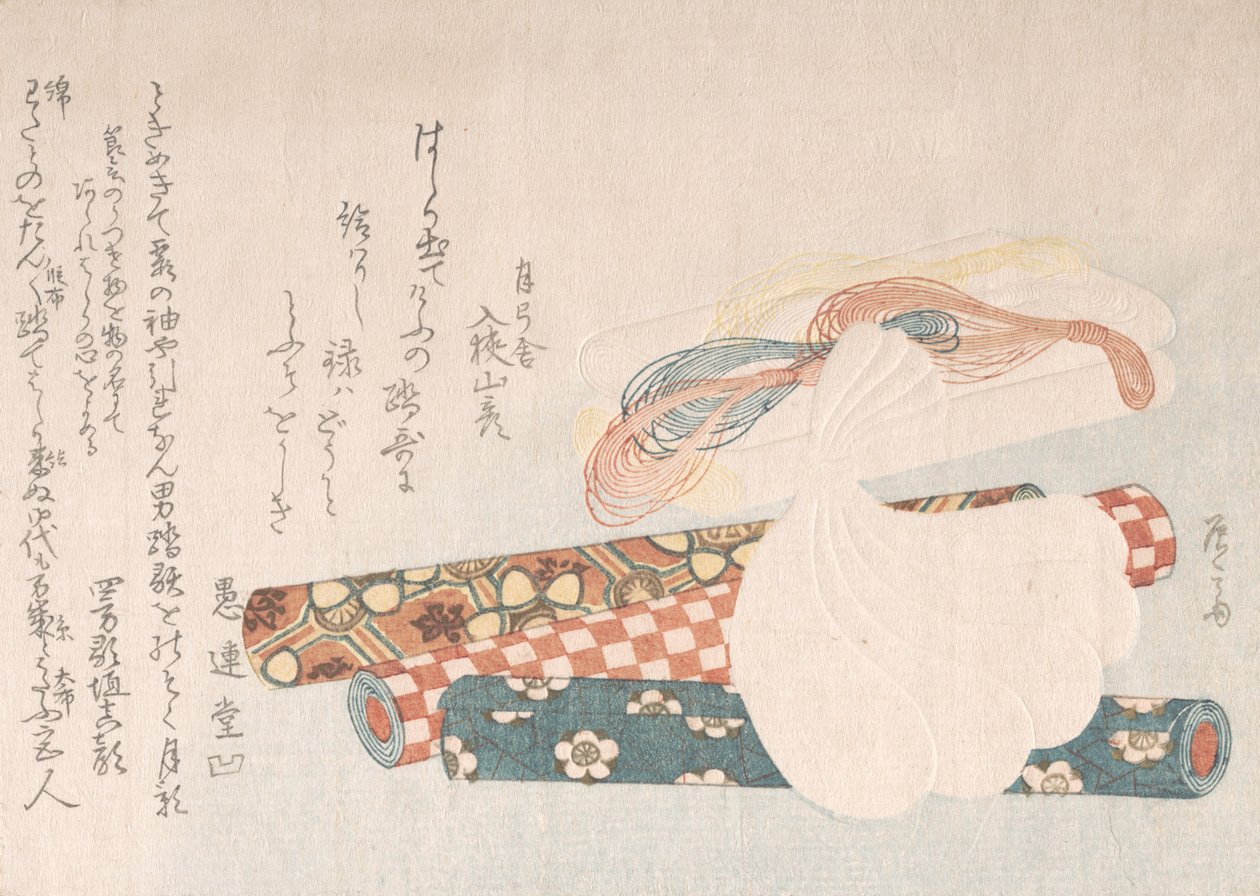 Ruller af stof, bomuld og garn, 1800-tallet., 1800-tallet. af Shinsai