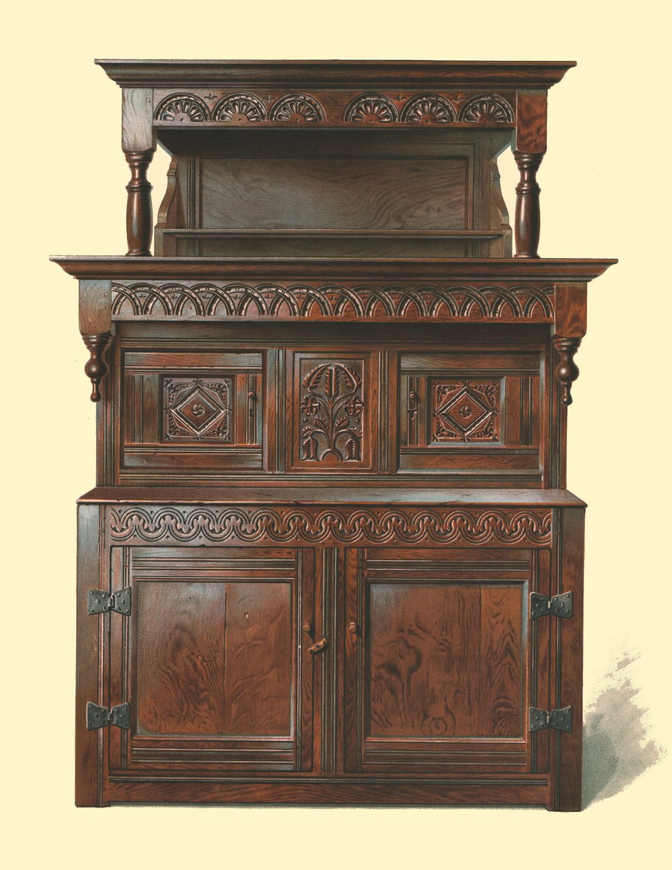 Tridarn, egetræsskab, 1904 af Shirley Charles Llewellyn Slocombe