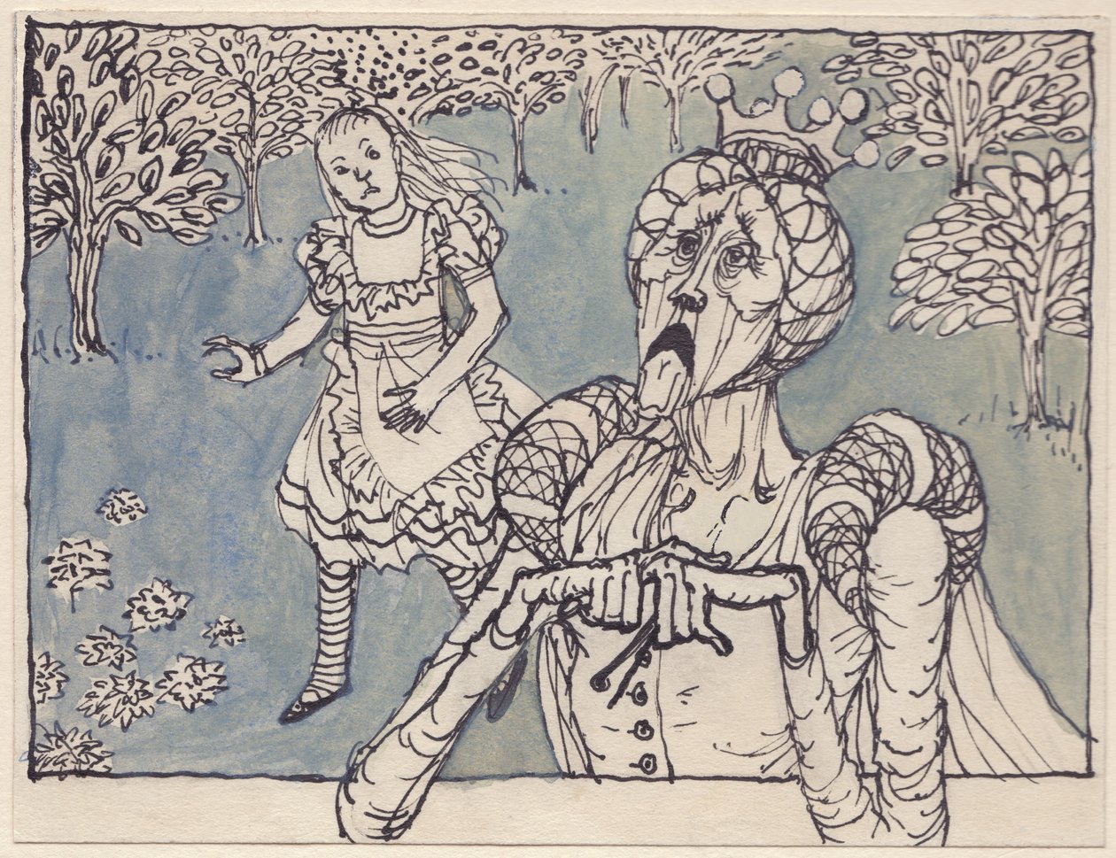 Alice og den hvide dronning, 1953. af Shirley Markham