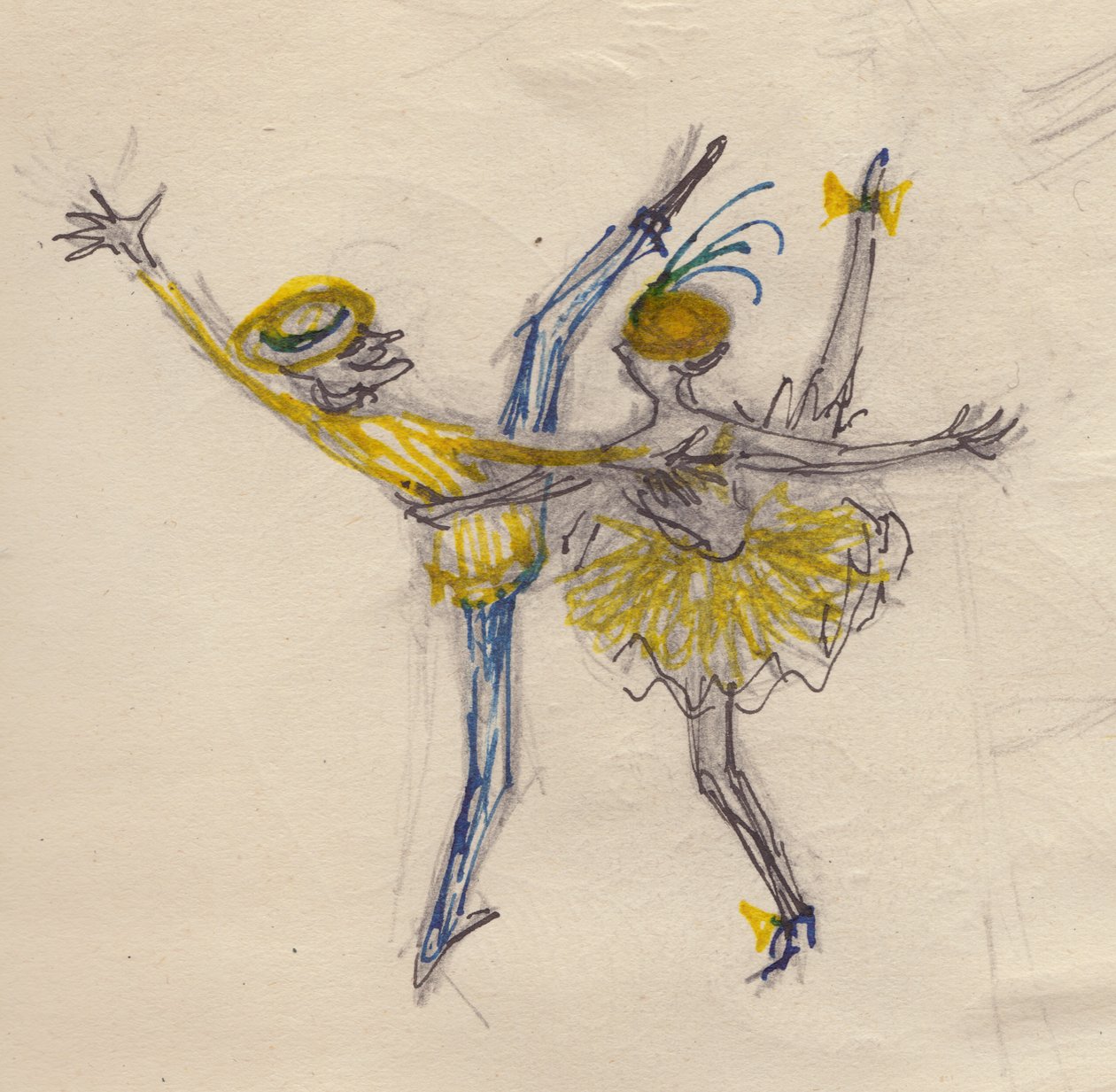 Pardans, c1950. af Shirley Markham