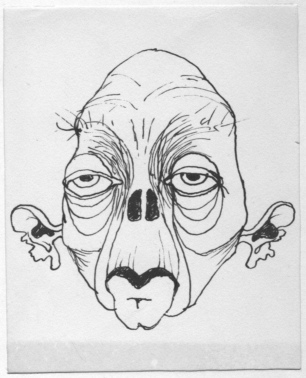Grotesk ansigt, 1952. af Shirley Markham