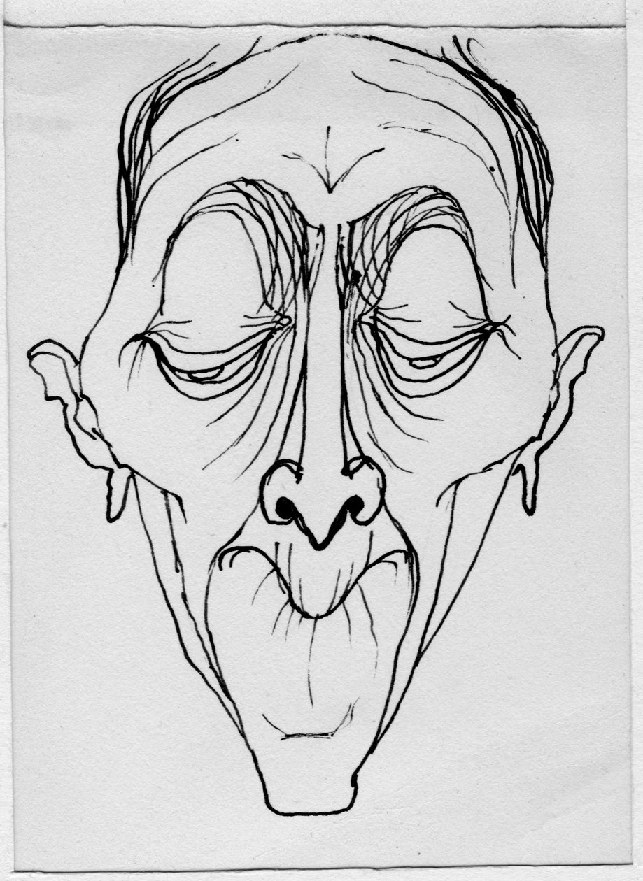 Grotesk ansigt, 1952. af Shirley Markham