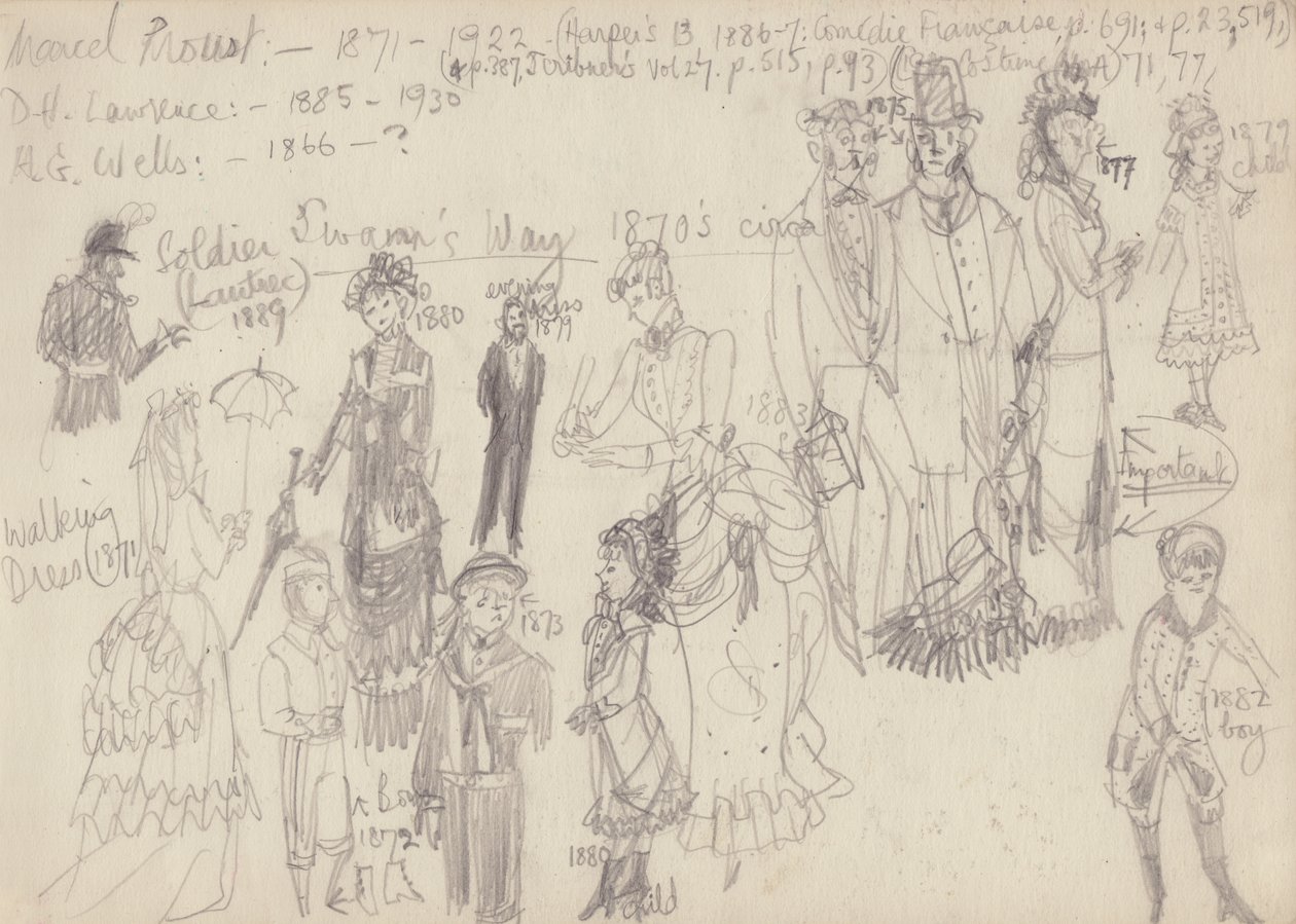 Historisk kostume, c1950. af Shirley Markham