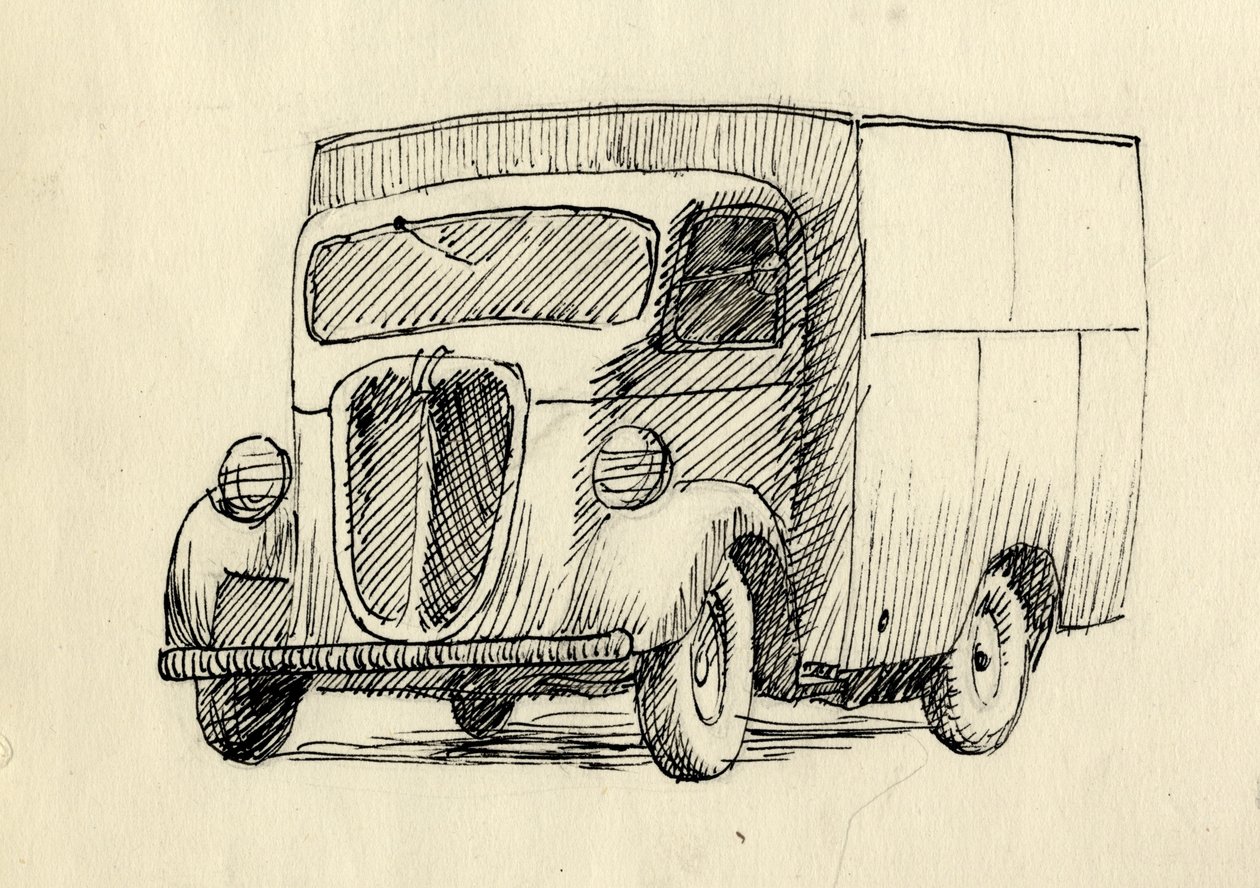Lorry, 1951. af Shirley Markham