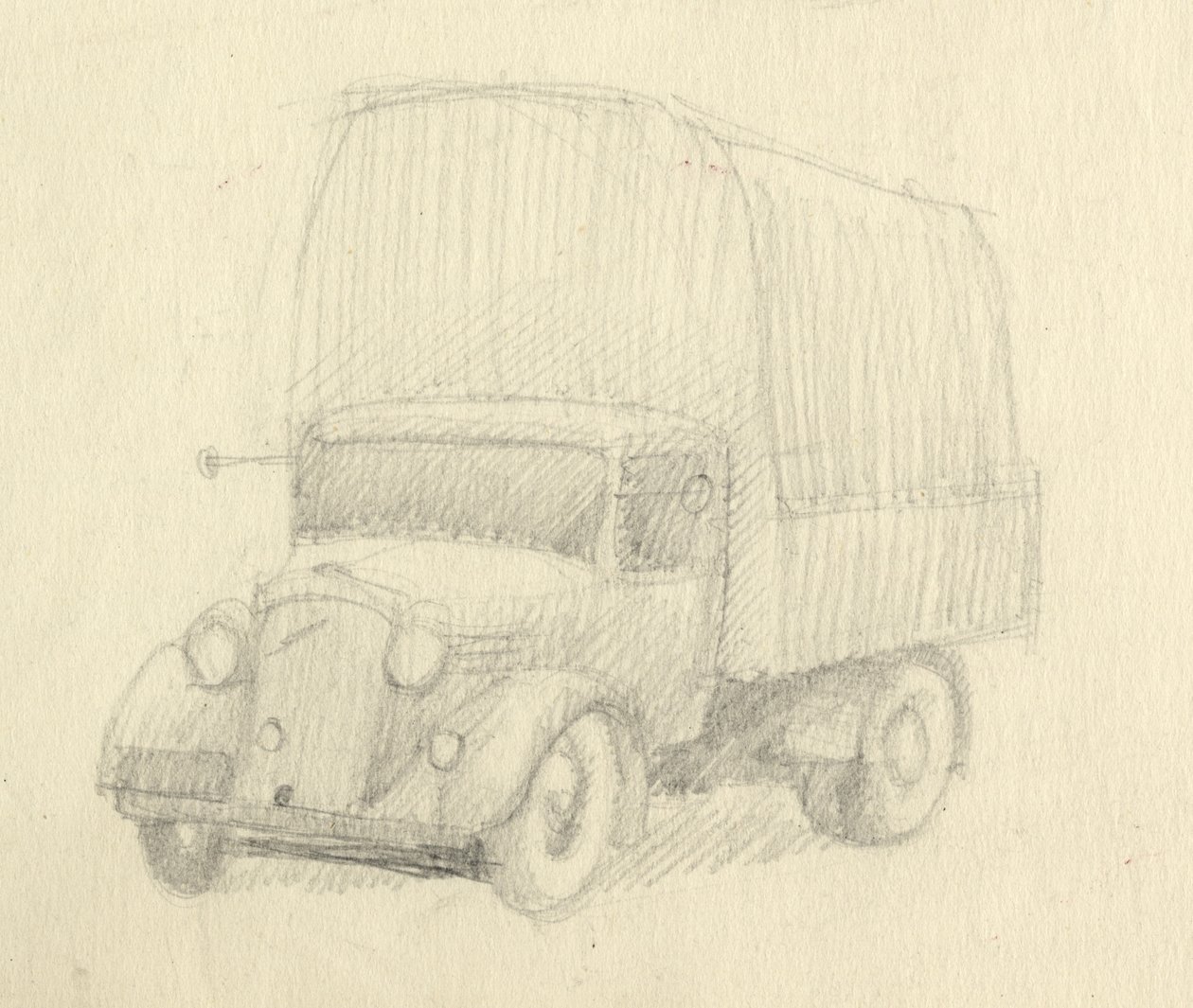 Lorry, 1951. af Shirley Markham