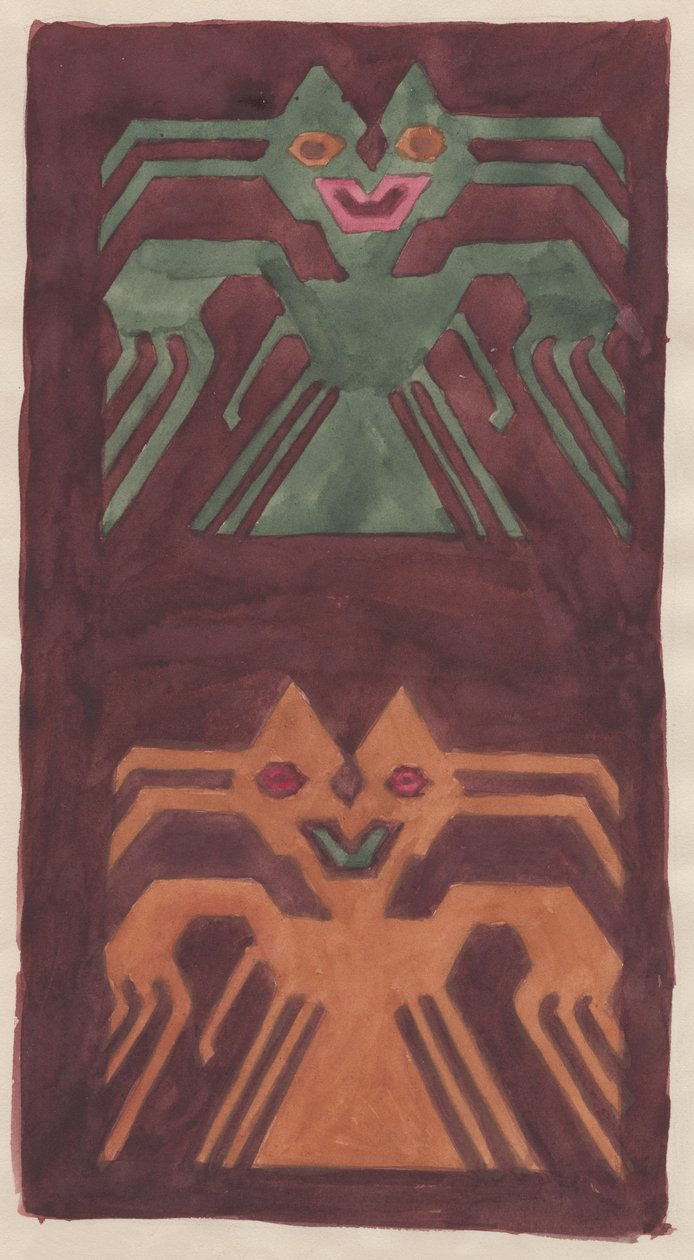 Sydamerikansk tekstildesign, 1951. af Shirley Markham