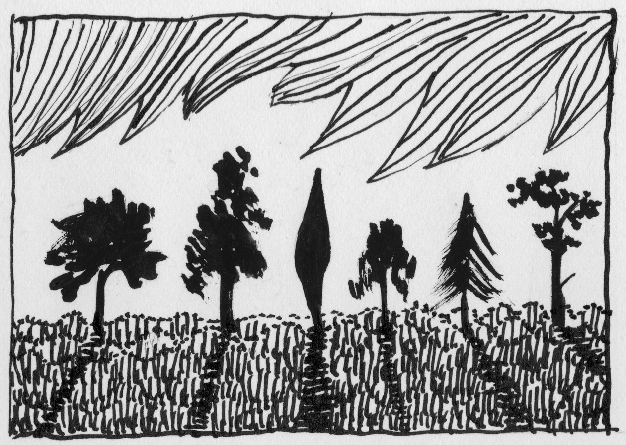 Træer, 1951. af Shirley Markham
