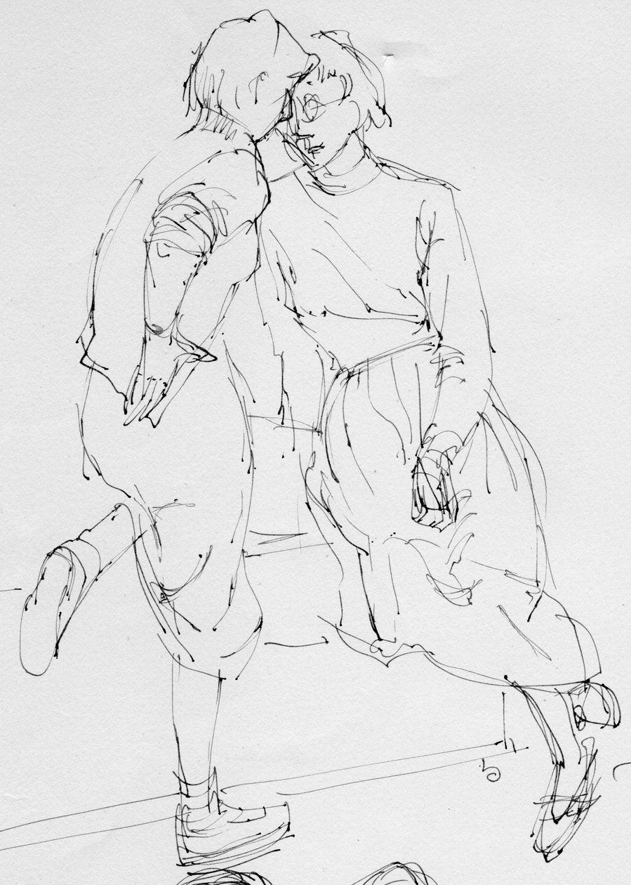 To kvinder, 1953. af Shirley Markham