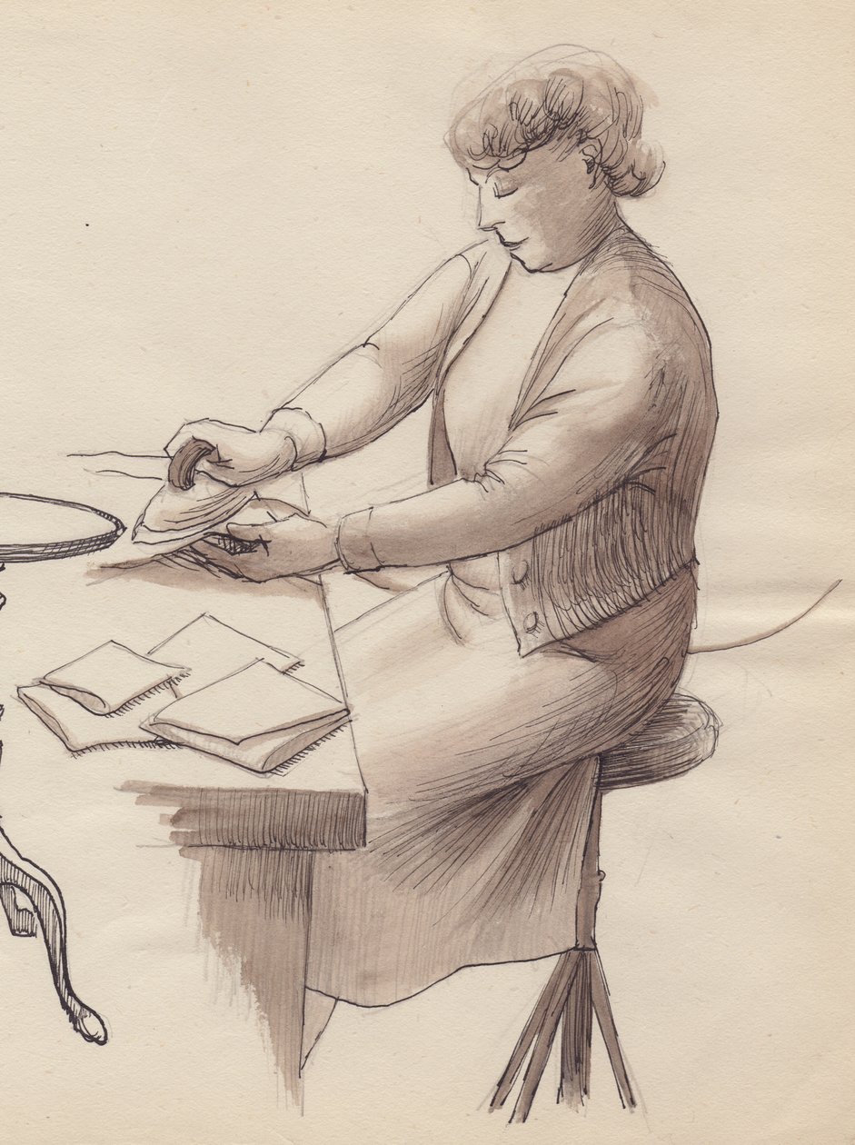 Kvindestrygning, 1951. af Shirley Markham