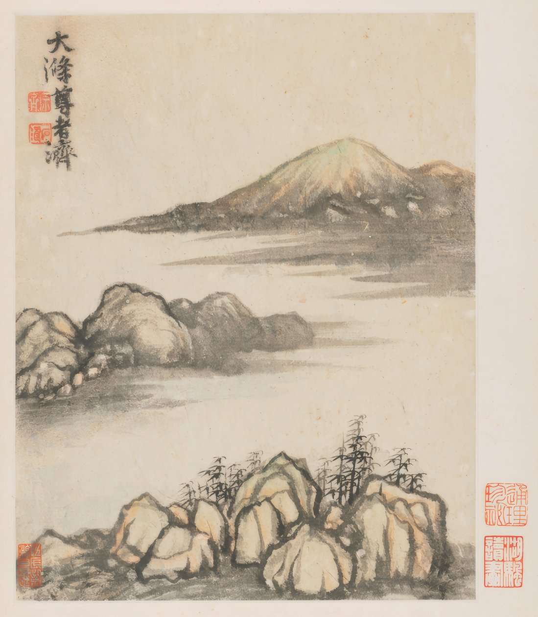 Reminiscences of Qinhuai River (Minder om Qinhuai-floden) af Shitao Zhu