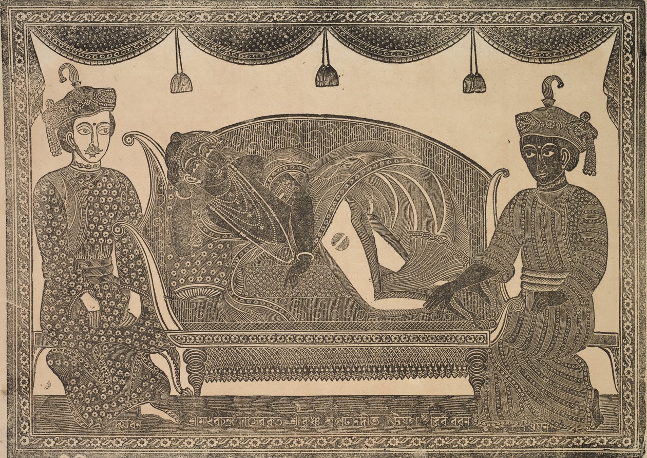 Kalighat maleri af Shri Gobinda Chandra Roy