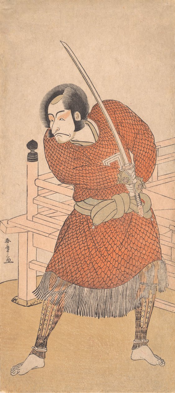 Danjuro V, i ringbrynje, 1786. af Shunsho